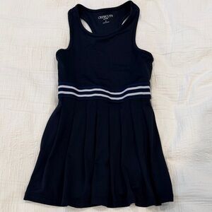 JCrew crewcuts Navy Blue Active Tennis Dress with White Stripes w shorts